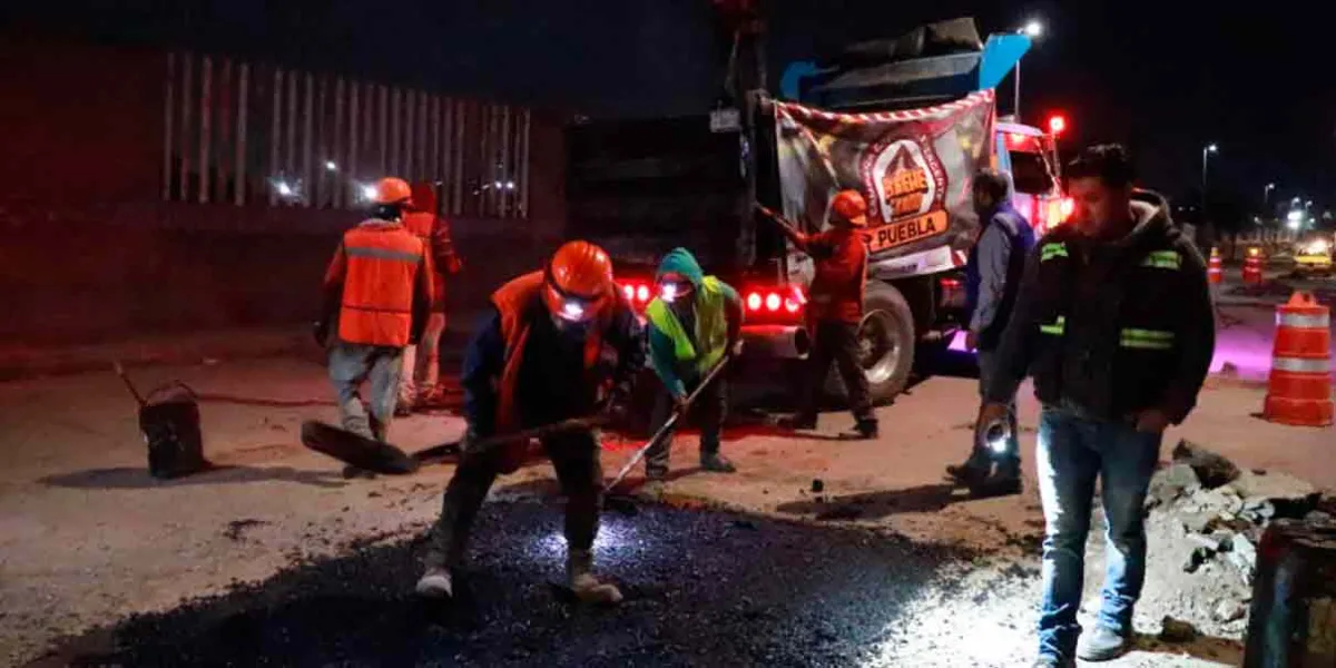 Con Bacheo Nocturno hay más de 2 mil baches menos en la capital