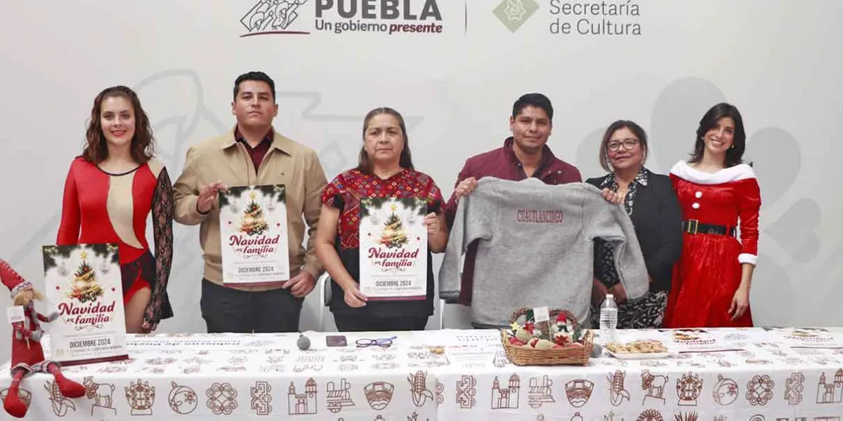 Edil de Cuautlancingo anuncia el Festival Navidad en Familia