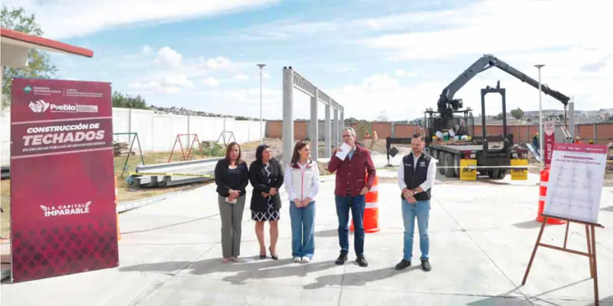 Supervisa Chedraui obras educativas en la colonia Unión Antorchista