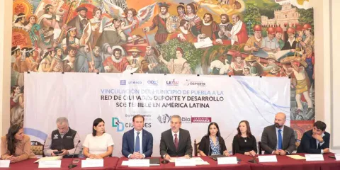 Puebla capital se une a Red de Ciudades Deporte y Desarrollo Sostenible