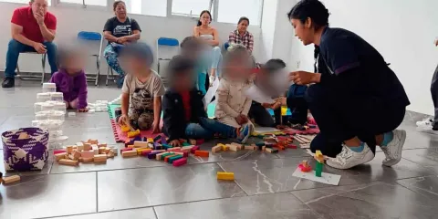 Realizan "Taller de juegos de la primera infancia" en el DIF de Cuautlancingo 