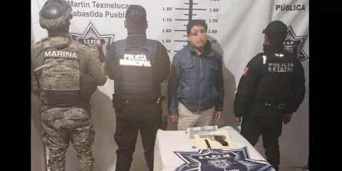 Hombre es detenido en San Rafael Tlanalapan por presunta portación de arma de fuego