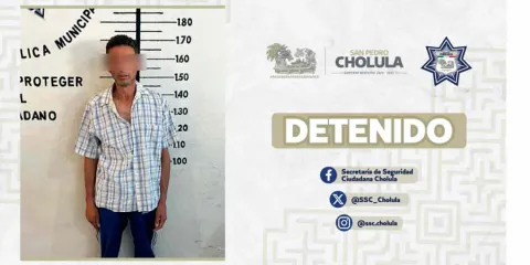 Detienen a otro ladrón en San Pedro Cholula 