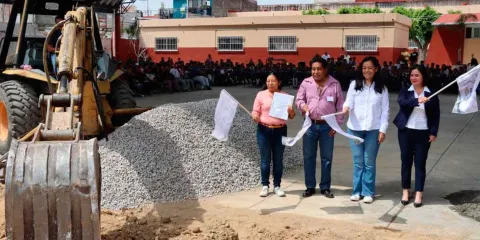 Ayuntamiento inició la construcción de otro comedor escolar en Atlixco