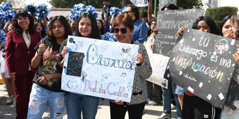 Reconoce Rectora Lilia Cedillo consolidación de la Preparatoria Alfonso Calderón Moreno