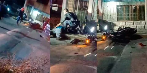 Accidente en San Felipe Teotlalcingo deja a motociclista herido