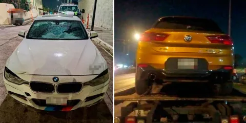 Corretiza a rateros para detenerlos; huían en camioneta robada 