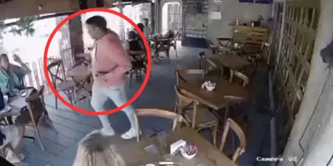Roban a comensales del restaurante "La Terraza" a plena luz del día