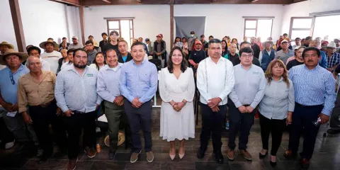 Lupita Cuautle Torres firma convenio con INIFAP para fortalecer el sector agropecuario
