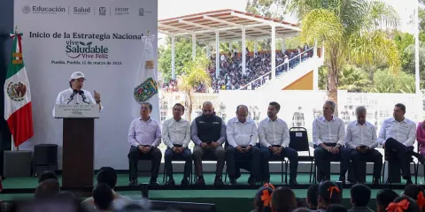 Puebla lanza programa "Vive Saludable, Vive Feliz" en más de 4 mil escuelas