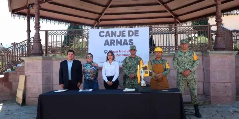 Exitosa campaña de Sedena para el canje de armas en Zacatlán