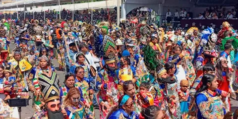 Huejotzingo vibra con el remate de su Carnaval: Más de 30 mil danzantes en la edición 157