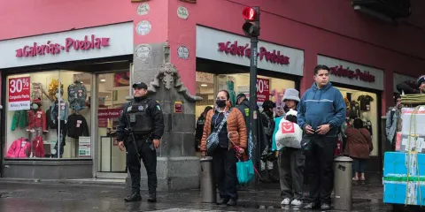 Comerciantes del Centro Histórico de Puebla denuncian extorsión