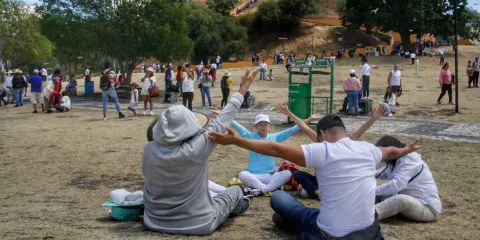 Implementa policía de San Andrés Cholula operativo de seguridad ante Festival Equinoccio 2025