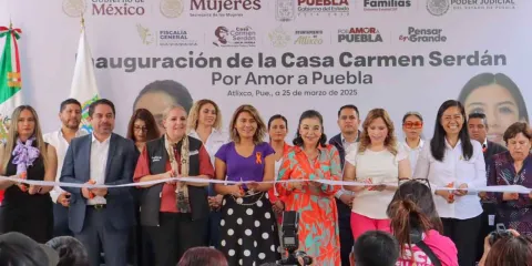 Inauguran la Casa Carmen Serdán en Atlixco para fortalecer protección a mujeres