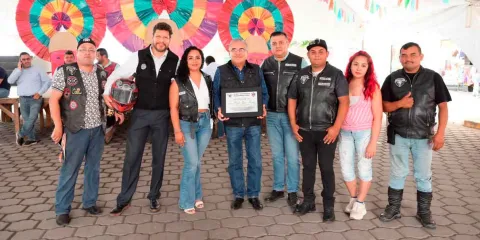 Moto Club Iron Eagles fomenta actividades de integración familiar en Huauchinango