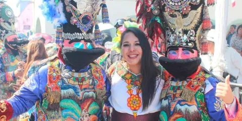 Tonantzin Fernández marca historia al participar en el desfile del Carnaval