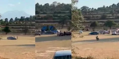 Riña en final de fútbol en Tlahuapan: Conductor intenta arrollar a jugadores
