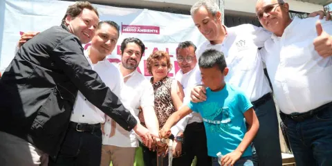 400 familias de la colonia 20 de Noviembre por fin tiene agua potable