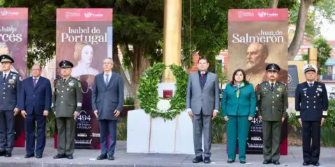 Armenta destacó la visión humanista de la nueva Puebla en su 494 aniversario de su fundación