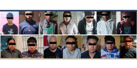 Desmantelan puntos de distribución de droga en Puebla, Coronango y Tlahuapan; hubo 14 detenidos 