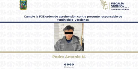 Detenido por feminicidio de su abuela y agresión a su abuelo en Oriental, Puebla