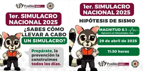 Gobierno de la Ciudad se sumará al 1er. Simulacro Nacional 2025