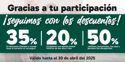 Huauchinango prolonga días para pagar predial con descuentos