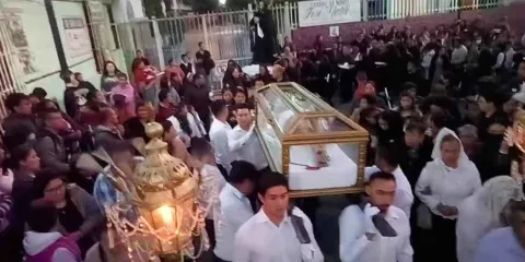 Tradicional Procesión del Silencio en Serdán 