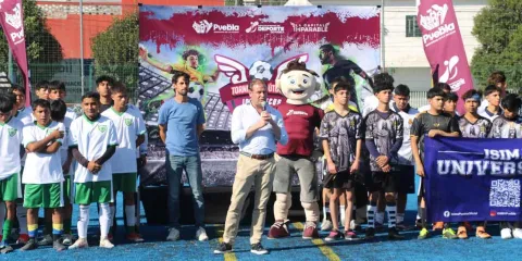 Puebla inaugura Torneo Intersecus e Interprepas de Fútbol 7