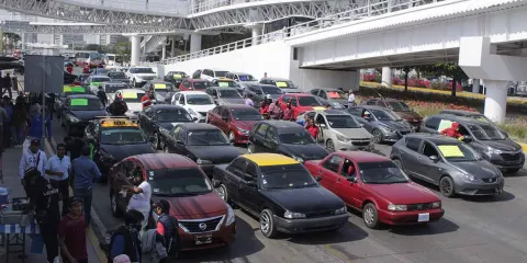 UPVA 28 de Octubre pide diálogo para regularizar taxis en Puebla; Quieren operar legalmente