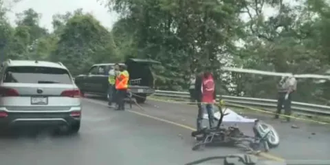 MUERE motociclista en accidente en la Pachuca-Tuxpan