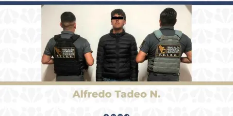 FGE desmantela punto de venta de droga en Ahuazotepec; decomisan arsenal y detienen a uno