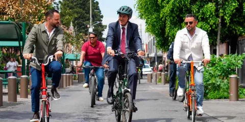 Encabeza Pepe Chedraui rodada en conmemoración de la Semana de la Bicicleta