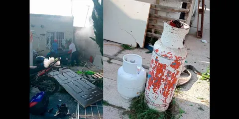 Explosión por acumulación de gas en Huejotzingo deja dos lesionados
