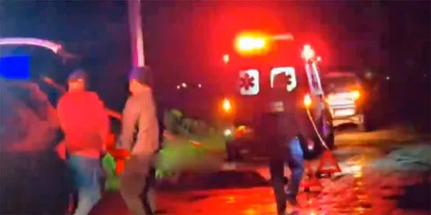 Bache provoca la muerte de un motociclista en carretera de Tenextepec a La Trinidad Tepango