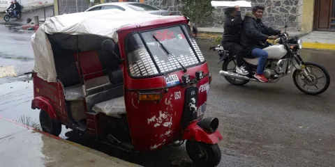 En las Sierras Norte y Negra abundan los mototaxis patito