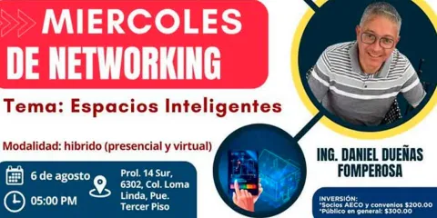 “Miércoles de Networking” en la AECO este 6 de agosto