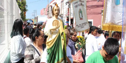 Atlixco recibe la reliquia de San Judas Tadeo con misa y procesión multitudinaria2.jpg