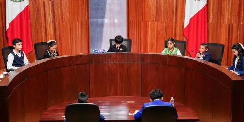 Destacó Huauchinango durante el Tribunal Electoral Infantil