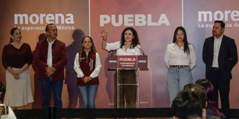 Luisa María Alcalde impulsa nueva estructura de Morena en Puebla