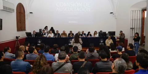 BUAP: comunidad universitaria muestra apoyo a aspirantes en proceso de auscultación