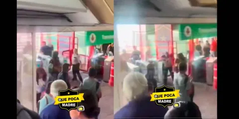 VIDEO.  Brutal agresión a guardia de seguridad MUJER en el Metro de Monterrey desata indignación