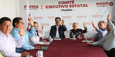 Asambleas morenistas en Puebla marchan sin incidentes