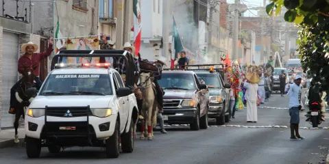 Atlixco recibe la Antorcha Guadalupana en acto de fe y unión migrante