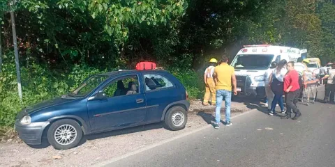 Un lesionado dejó un choque en la Sierra Norte