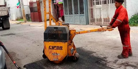 Campaña Capitalina Bacheando Puebla: mejora la seguridad vial en la ciudad