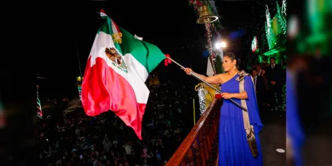 Con orgullo mexicano y unión familiar Lupita Cuautle celebra las fiestas patrias en San Andrés Cholula