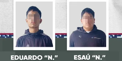 Atrapan a par ladrones, fueron identificados por su victimas en Lomas de San Miguel