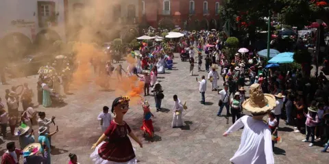 Atlixco celebró el Convite rumbo a los 60 años del Huey Atlixcáyotl